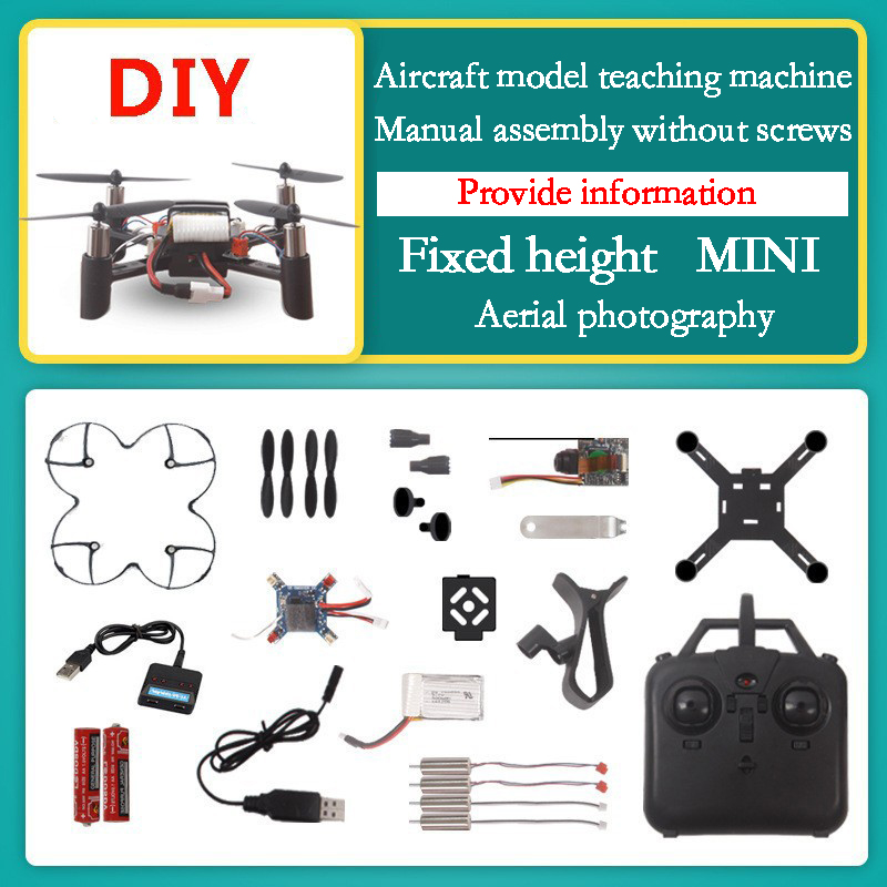 Yeni montaj DIY dört eksenli u - Drone Kit Beginner incelemesi ve fiyatı