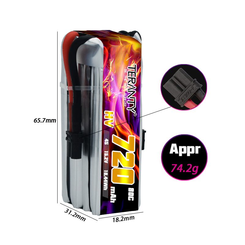 TERANTY 720mAh 4S 15.2V HV Lip - Drone Kit Racing incelemesi ve fiyatı